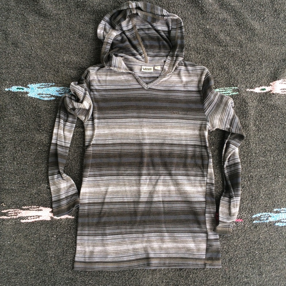 Boys Vans Hooded Longsleeve - XL